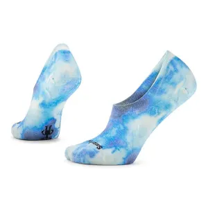 Smartwool Everyday Far Out Tie Dye Print Deep Navy No Show Socks (Women's)