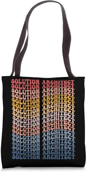 Solution Architect Groovy Retro Tote Bag