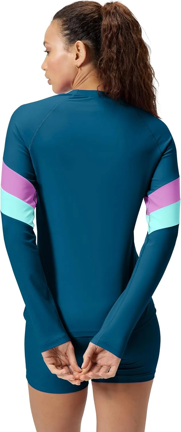Speedo Women's Uv Swim Shirt Long Sleeve Rashguard