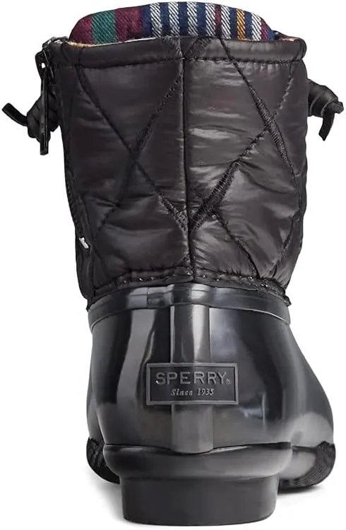 Sperry Women's Saltwater Nylon Quilt Rain Boot