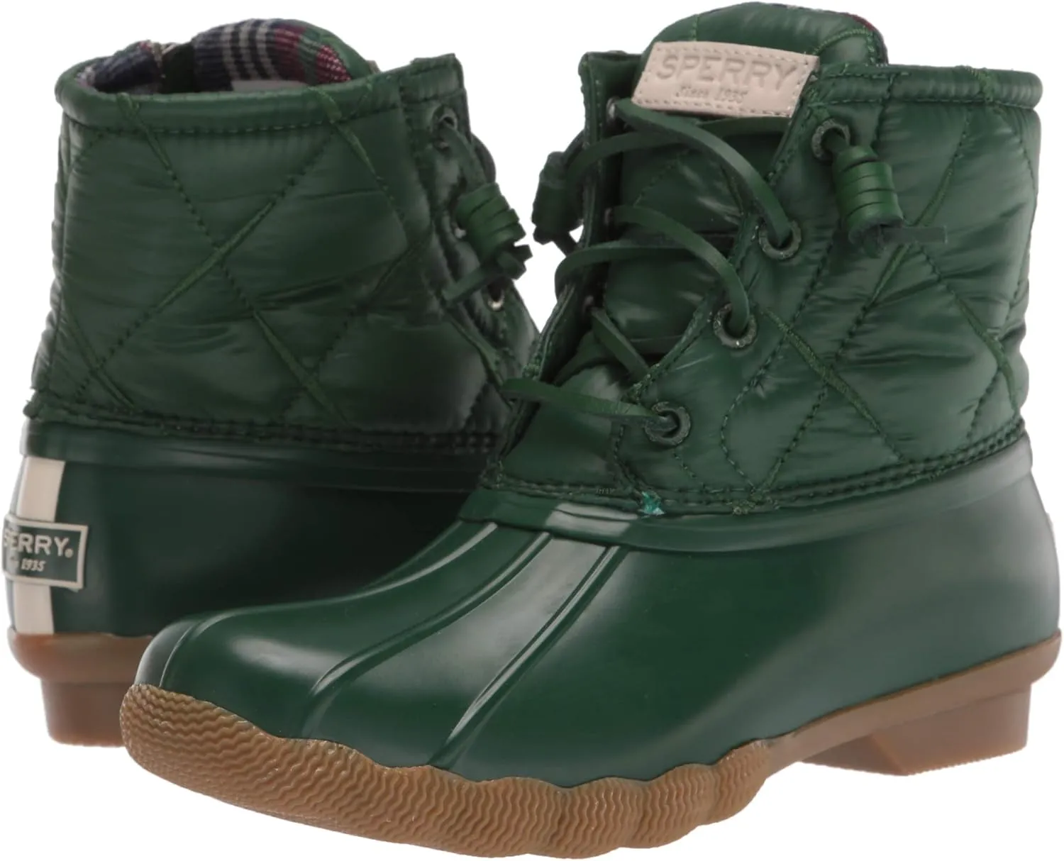 Sperry Women's Saltwater Nylon Quilt Rain Boot