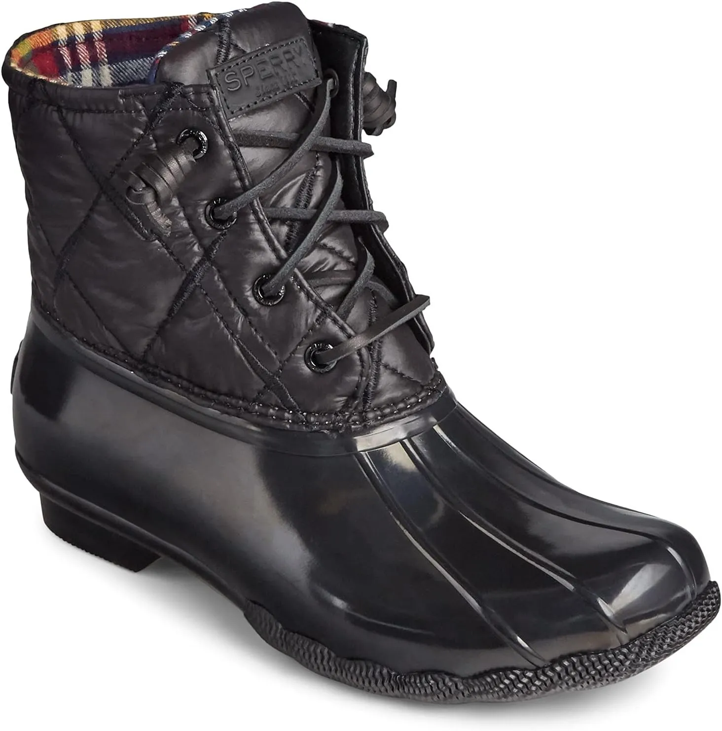 Sperry Women's Saltwater Nylon Quilt Rain Boot