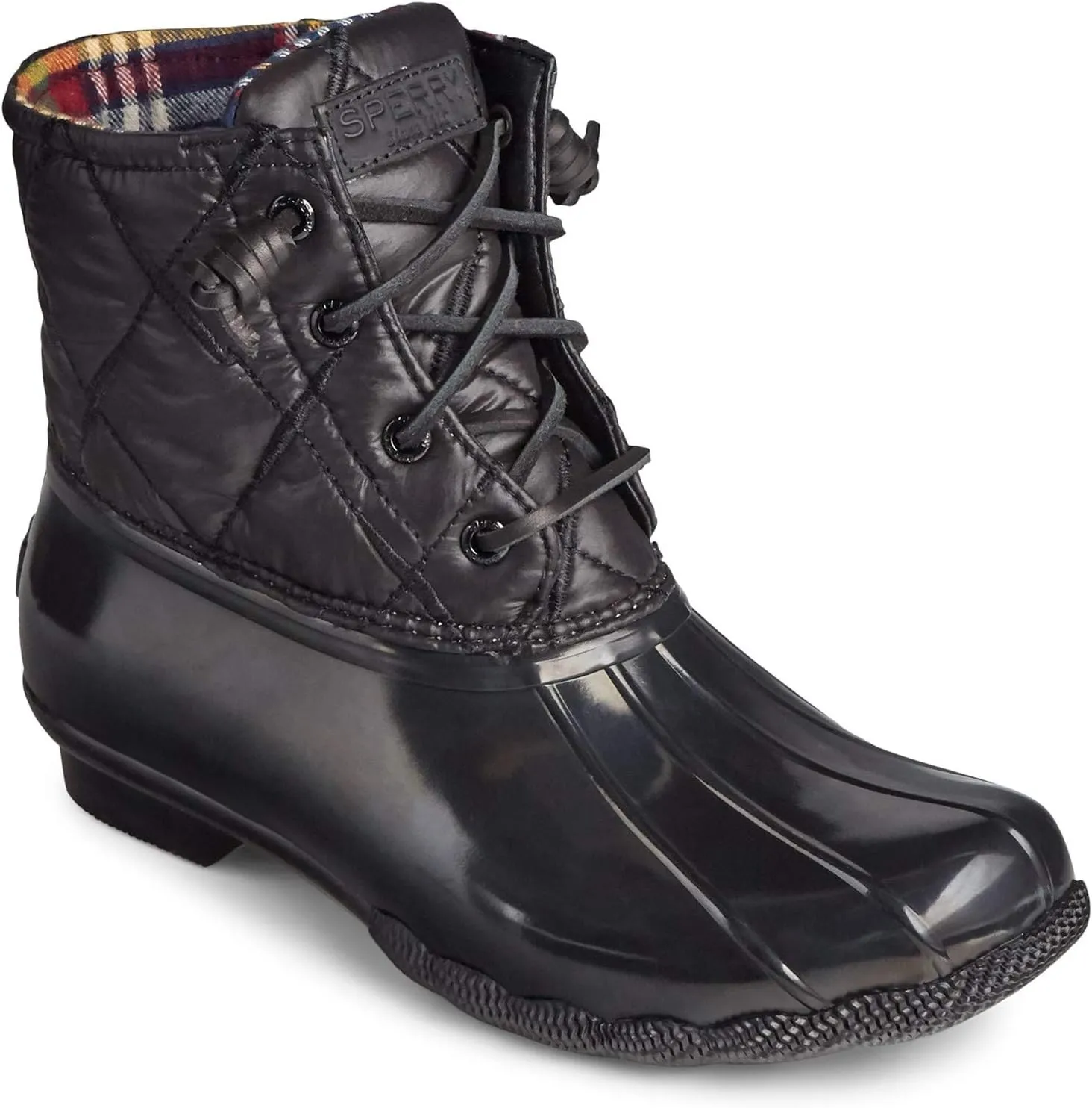 Sperry Women's Saltwater Nylon Quilt Rain Boot
