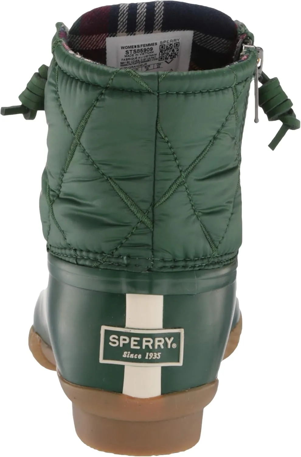 Sperry Women's Saltwater Nylon Quilt Rain Boot