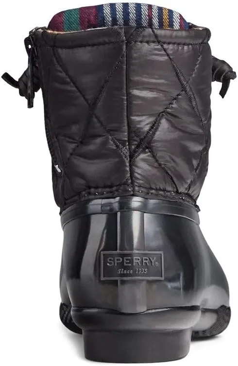 Sperry Women's Saltwater Nylon Quilt Rain Boot