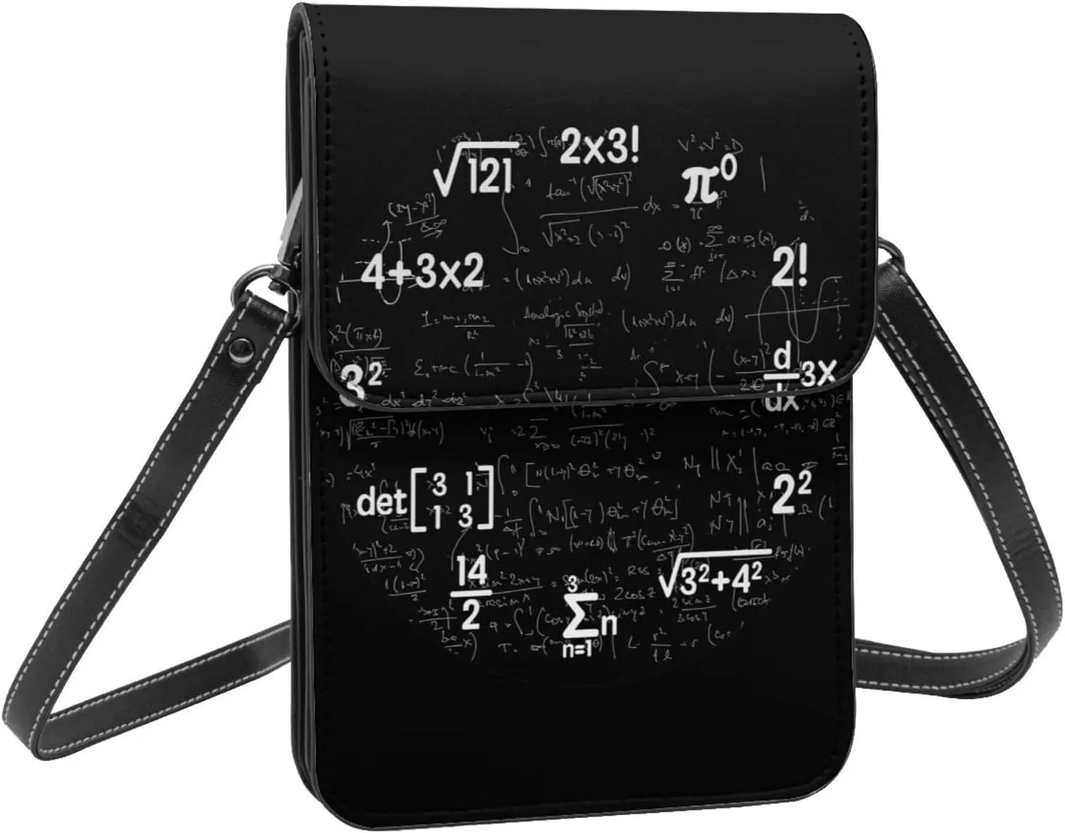 Spicy Red Chilli Peppers Leather Crossbody Phone Purse for Women Cute Wallet Bags Lightweight Mini Sling Bag