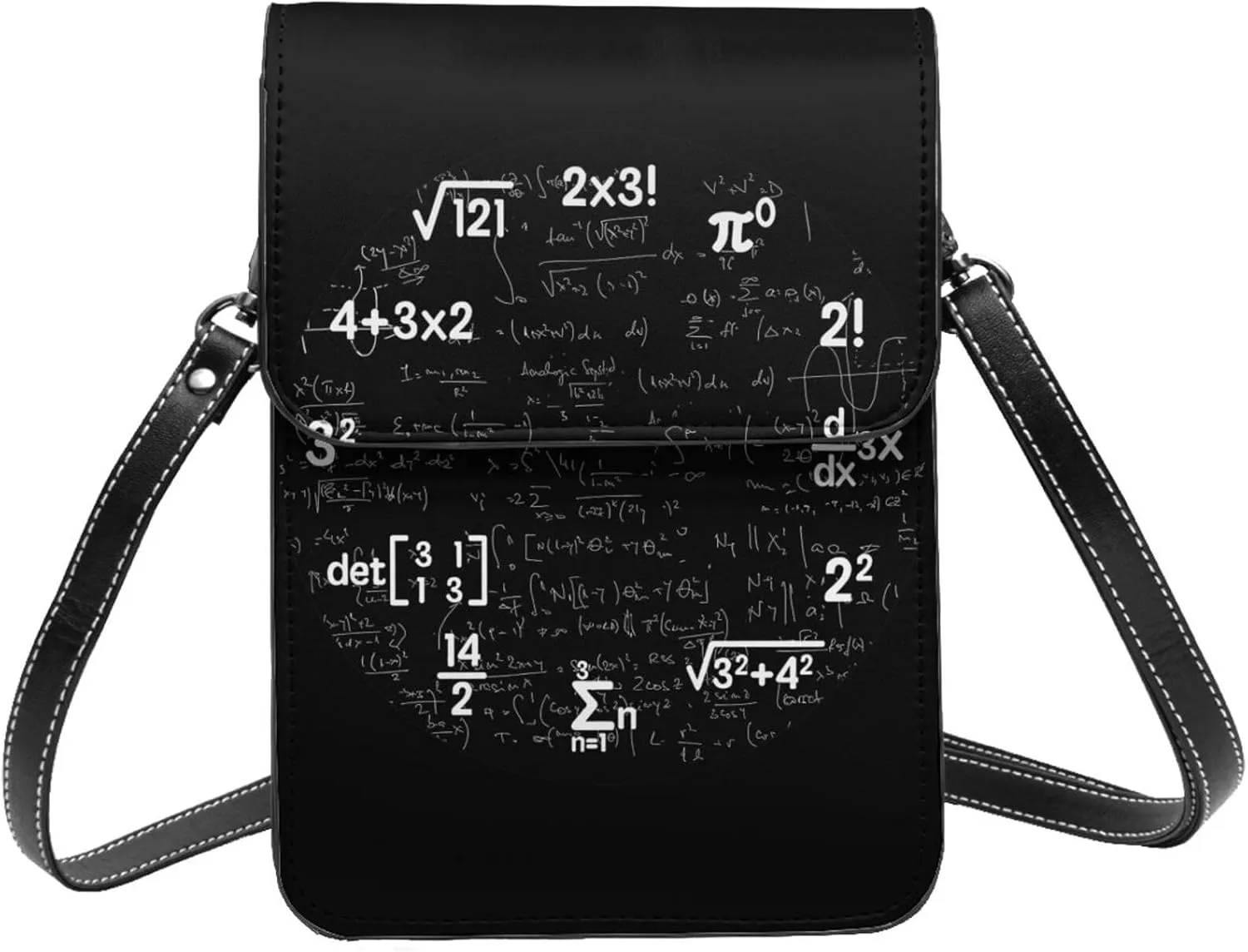 Spicy Red Chilli Peppers Leather Crossbody Phone Purse for Women Cute Wallet Bags Lightweight Mini Sling Bag