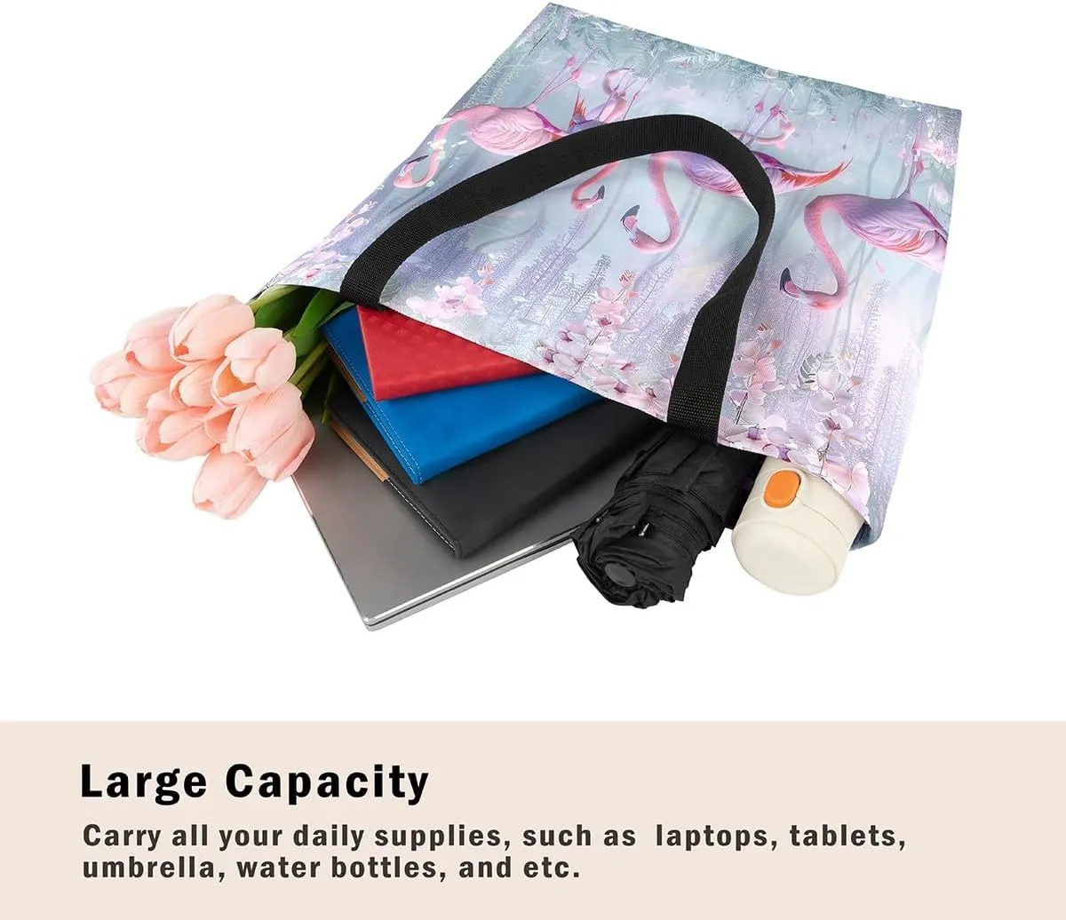 Spiral Tie Dye Canvas Tote Bag,Gradient Rainbow Shoulder Bag Colorful Stripes Line Art Swirl Shoulder Bag