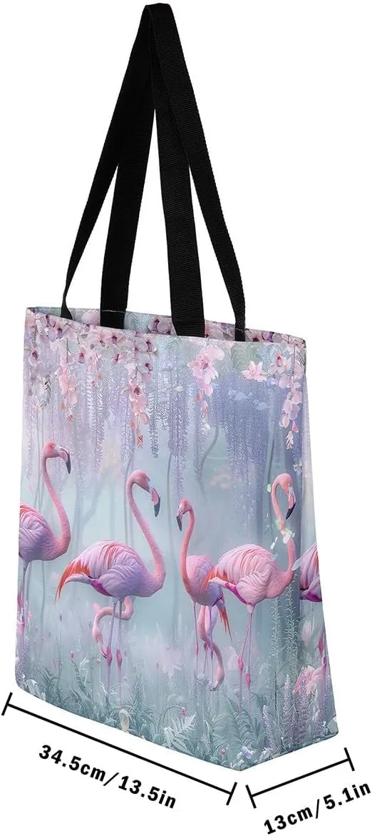 Spiral Tie Dye Canvas Tote Bag,Gradient Rainbow Shoulder Bag Colorful Stripes Line Art Swirl Shoulder Bag
