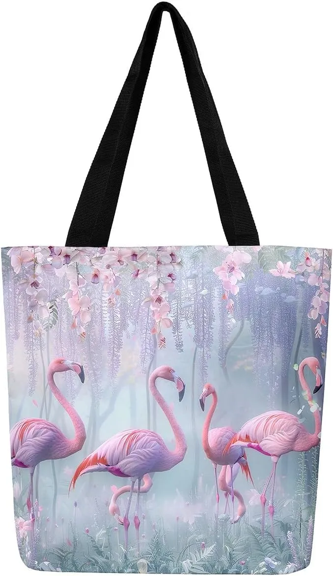 Spiral Tie Dye Canvas Tote Bag,Gradient Rainbow Shoulder Bag Colorful Stripes Line Art Swirl Shoulder Bag