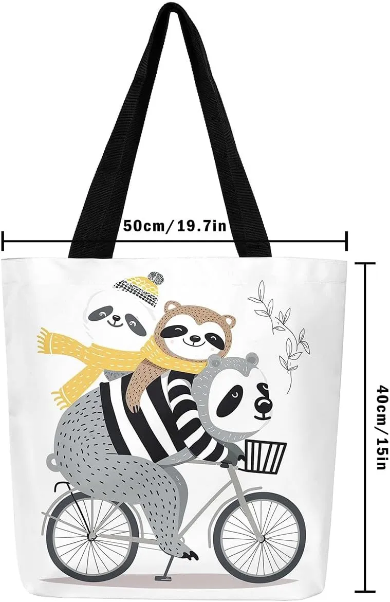 Spiral Tie Dye Canvas Tote Bag,Gradient Rainbow Shoulder Bag Colorful Stripes Line Art Swirl Shoulder Bag