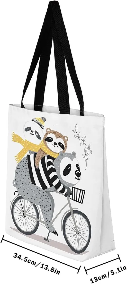 Spiral Tie Dye Canvas Tote Bag,Gradient Rainbow Shoulder Bag Colorful Stripes Line Art Swirl Shoulder Bag