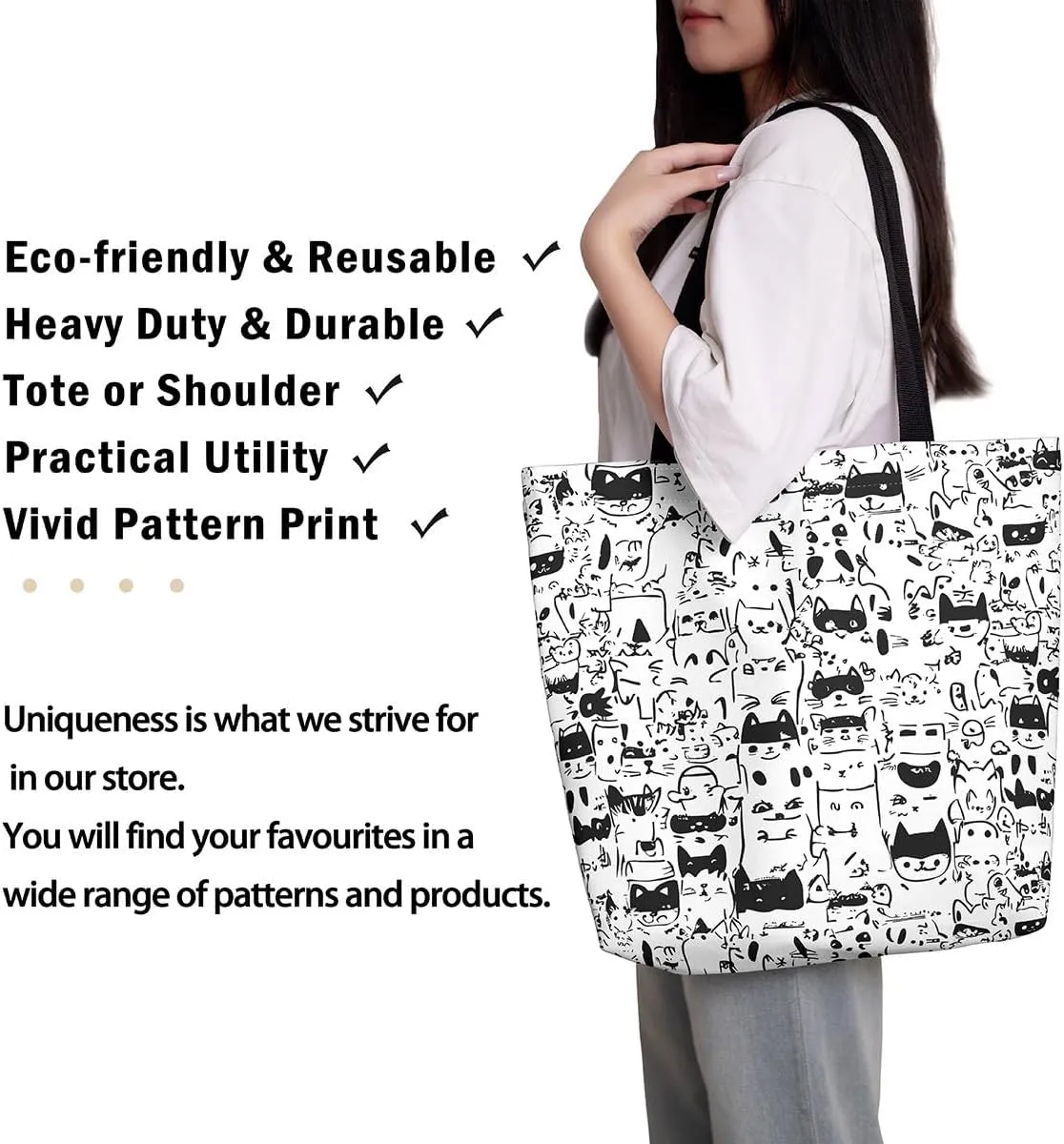 Spiral Tie Dye Canvas Tote Bag,Gradient Rainbow Shoulder Bag Colorful Stripes Line Art Swirl Shoulder Bag