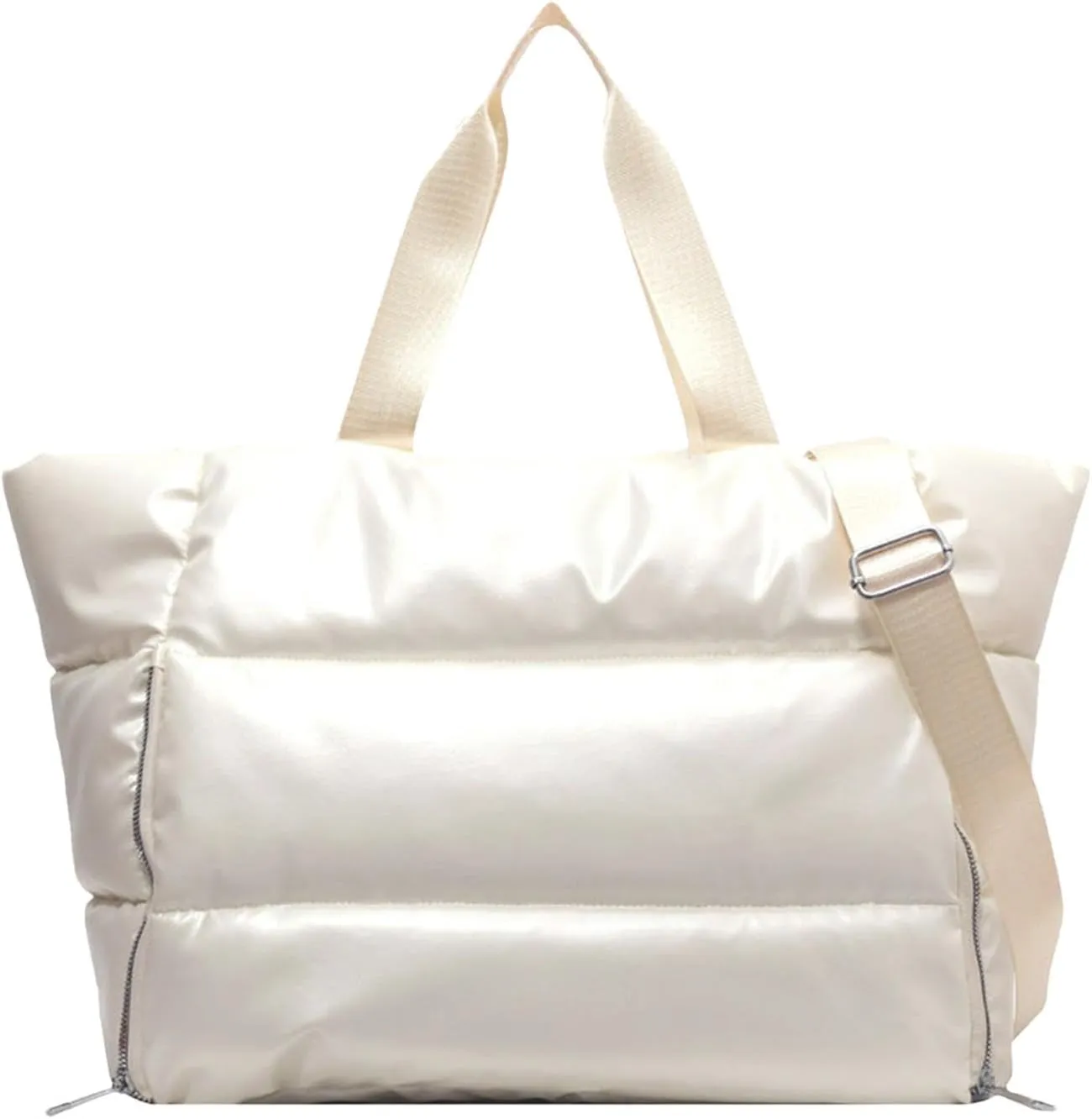 Sports Bag, Fitness Bag, Training Bag, Multifunctional Sports Bag for Women, Waterproof Travel Bag, Sports Bag for Travel, Training, White, see description, See description