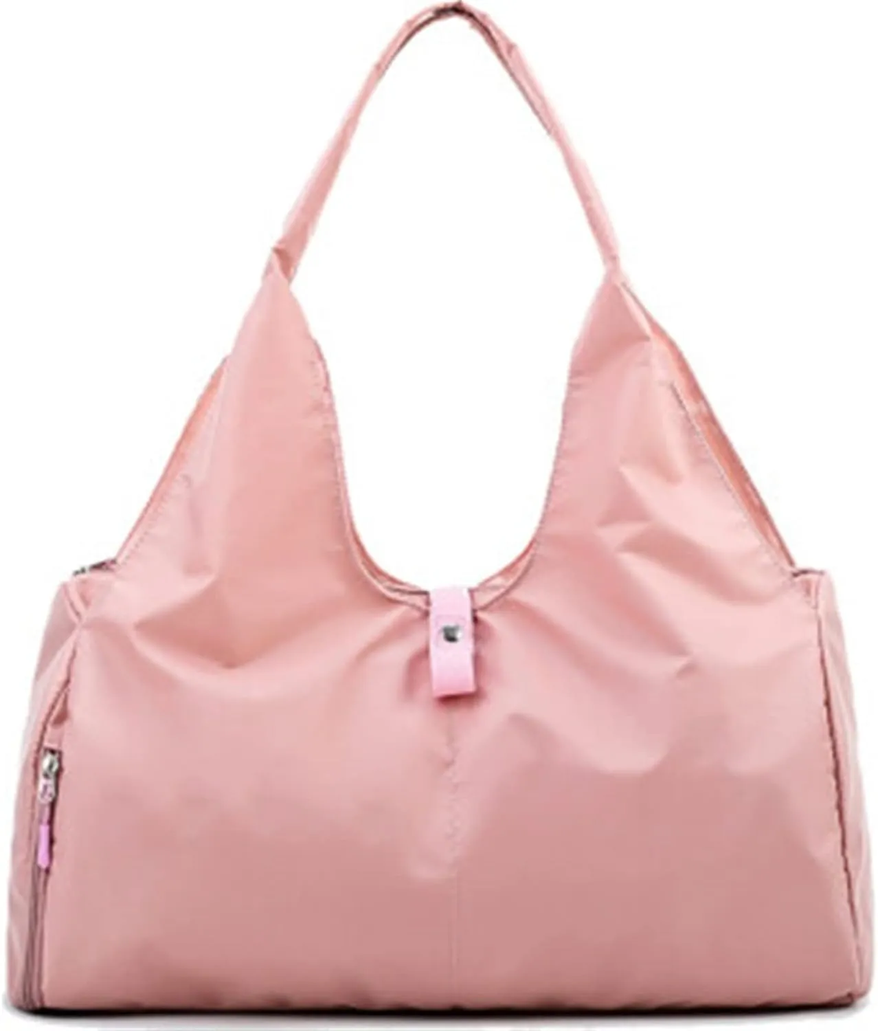 Sports Duffel Bags Yoga Mat Bag Gym Fitness Bags for Women Men Training Sac De Sport Travel Gymtas Nylon Outdoor Sports(Pink)