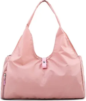 Sports Duffel Bags Yoga Mat Bag Gym Fitness Bags for Women Men Training Sac De Sport Travel Gymtas Nylon Outdoor Sports(Pink)