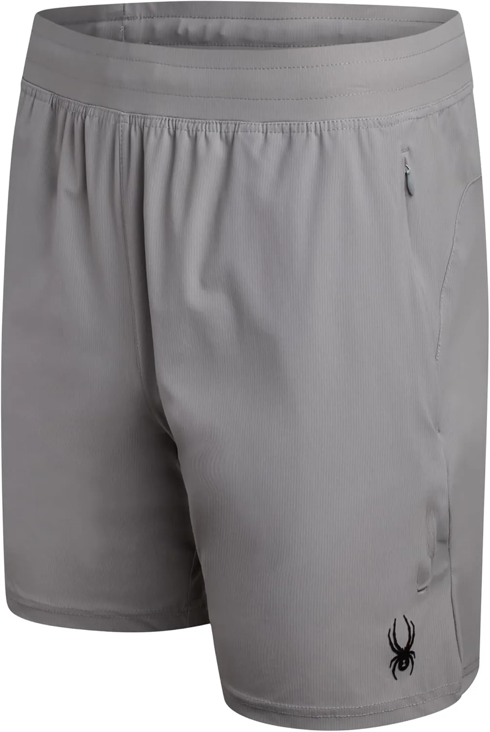 Spyder Men's Gym Shorts - Nylon Stretch 7'' Knit Active Workout Shorts with Zipper Pockets for Running, Hiking (Sizes: S-XL)