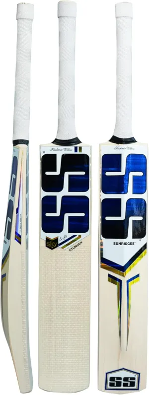 SS Premium Cricket Kashmir Willow Leather Ball Cricket bat ' Adult Size - Short Handle (Bat Cover Included)