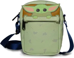 Star Wars Bag, Crossbody, the Mandalorian, Baby Yoda Peeking, Vegan Leather