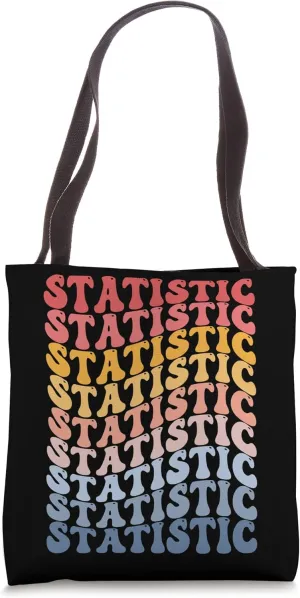 Statistic Statistician Groovy Tote Bag