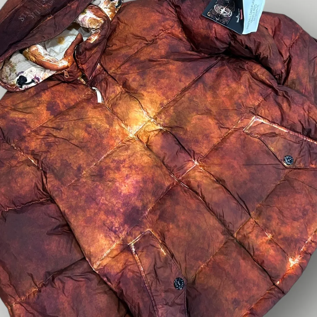 Stone Island x Supreme AW/20 Paintball Camouflage Crinkle Reps NY Down-TC Jacket L