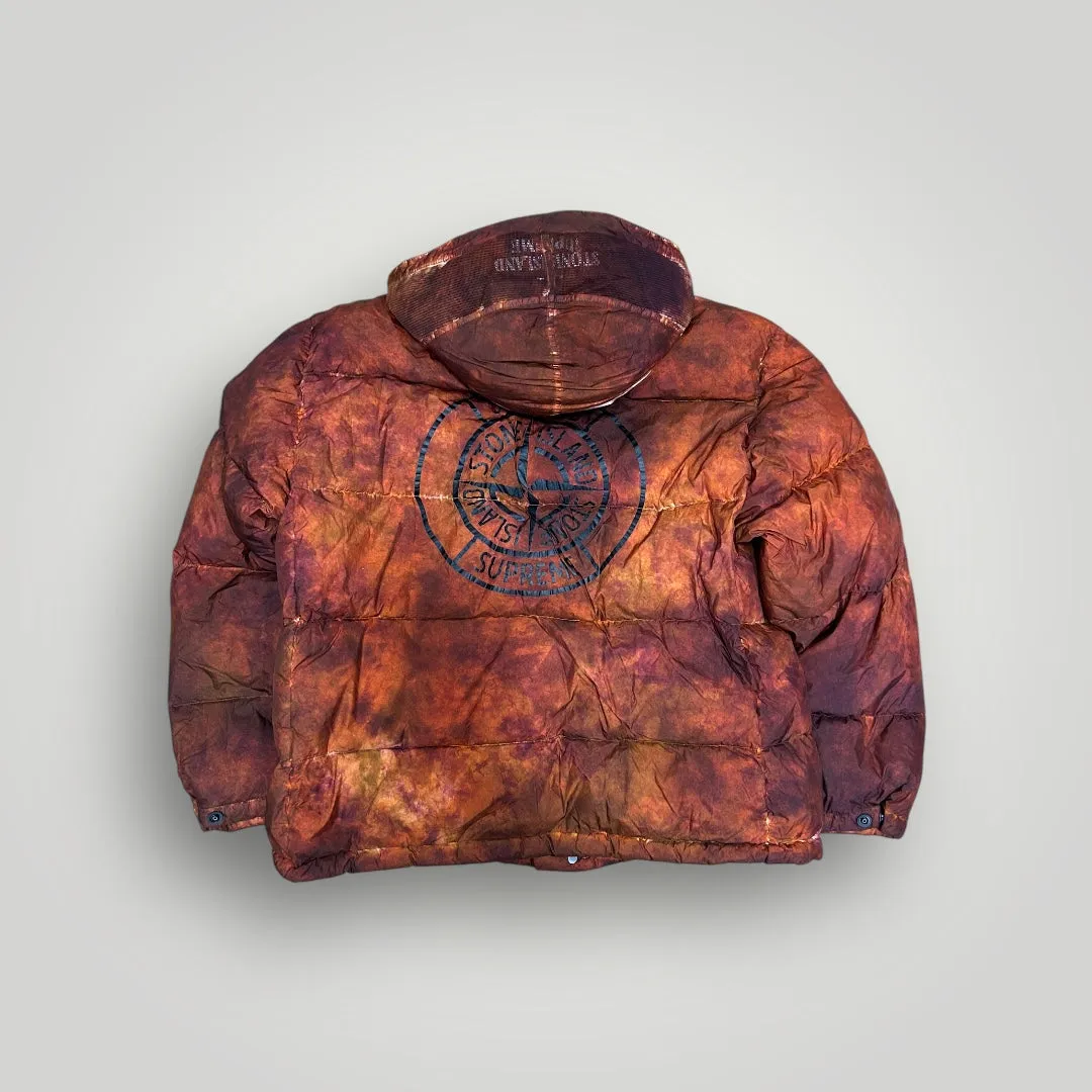 Stone Island x Supreme AW/20 Paintball Camouflage Crinkle Reps NY Down-TC Jacket L