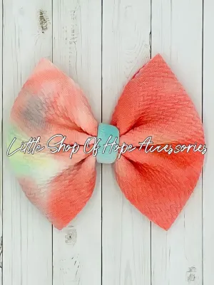 Summer Tie Dye Bows   Headwraps