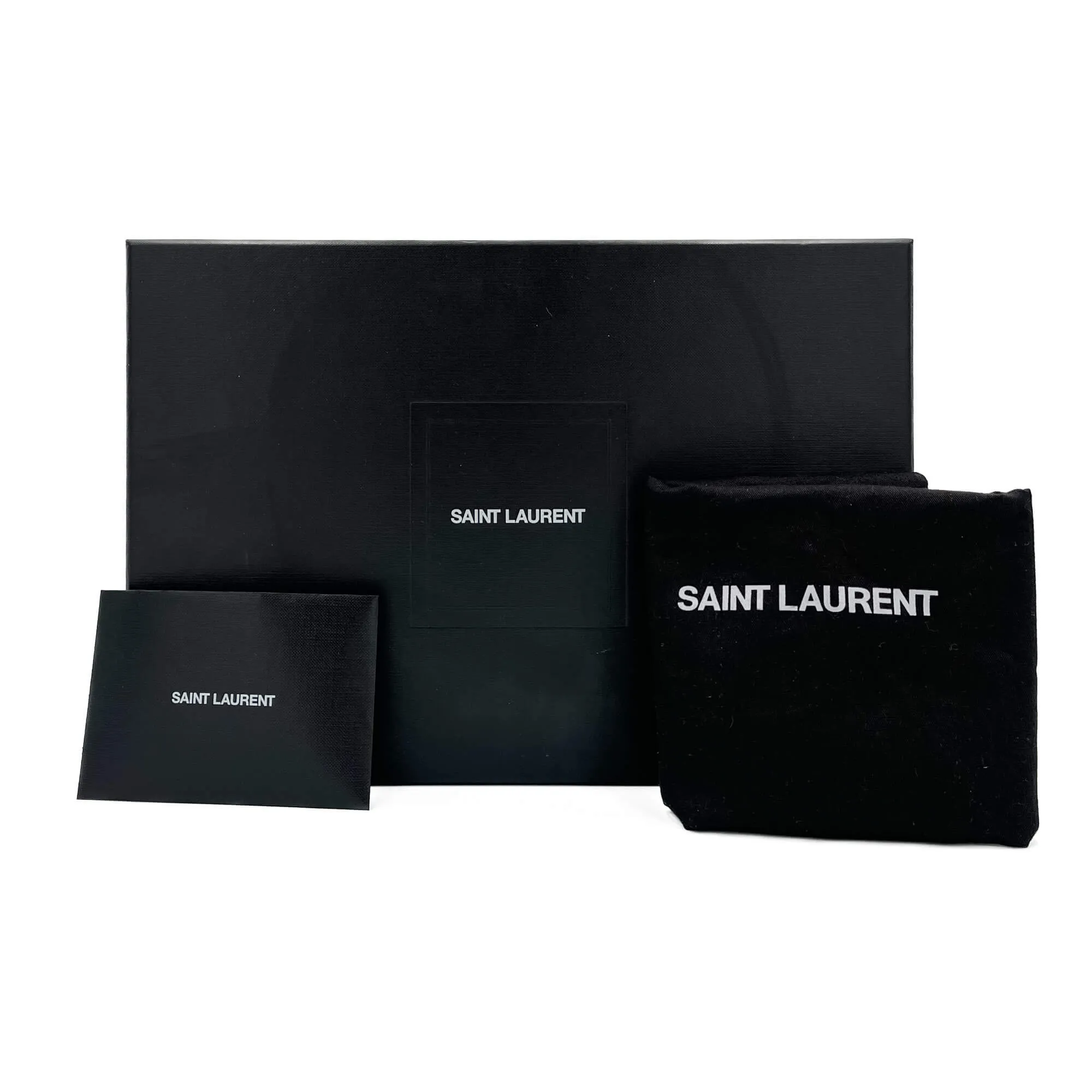 Sunset Crocodile-Embossed Leather Flap Bag Black