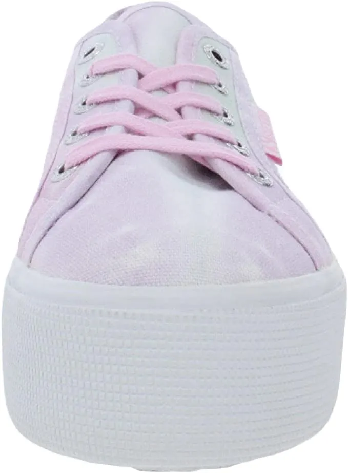 Superga Womens 2790 Fantasy Canvas Low Top Sneakers Pink 7 Medium (B,M)