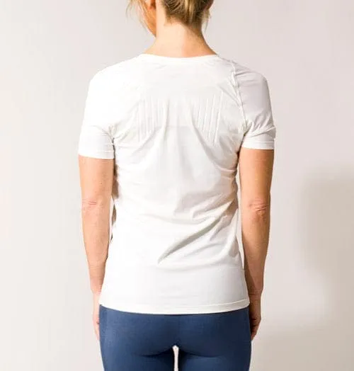Swedish Posture - Posture Reminder T-Shirt for Men - Posture Corrector, Black or White