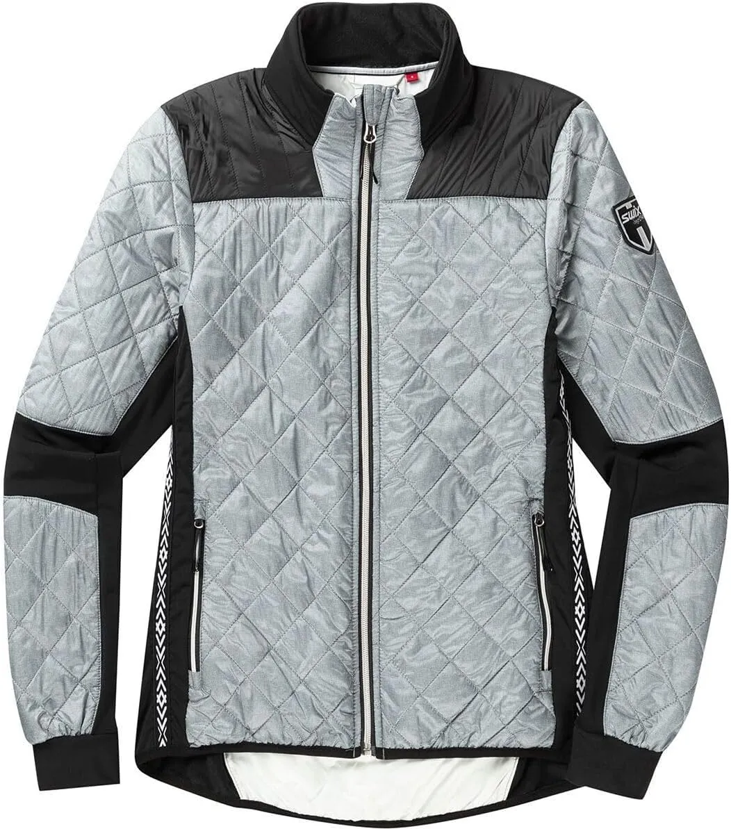 Swix Women's Active Athletic Outdoor Skiing Durable Comfortable Insulated Mayen Quilted Jacket
