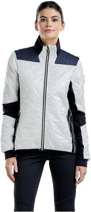 Swix Women's Active Athletic Outdoor Skiing Durable Comfortable Insulated Mayen Quilted Jacket