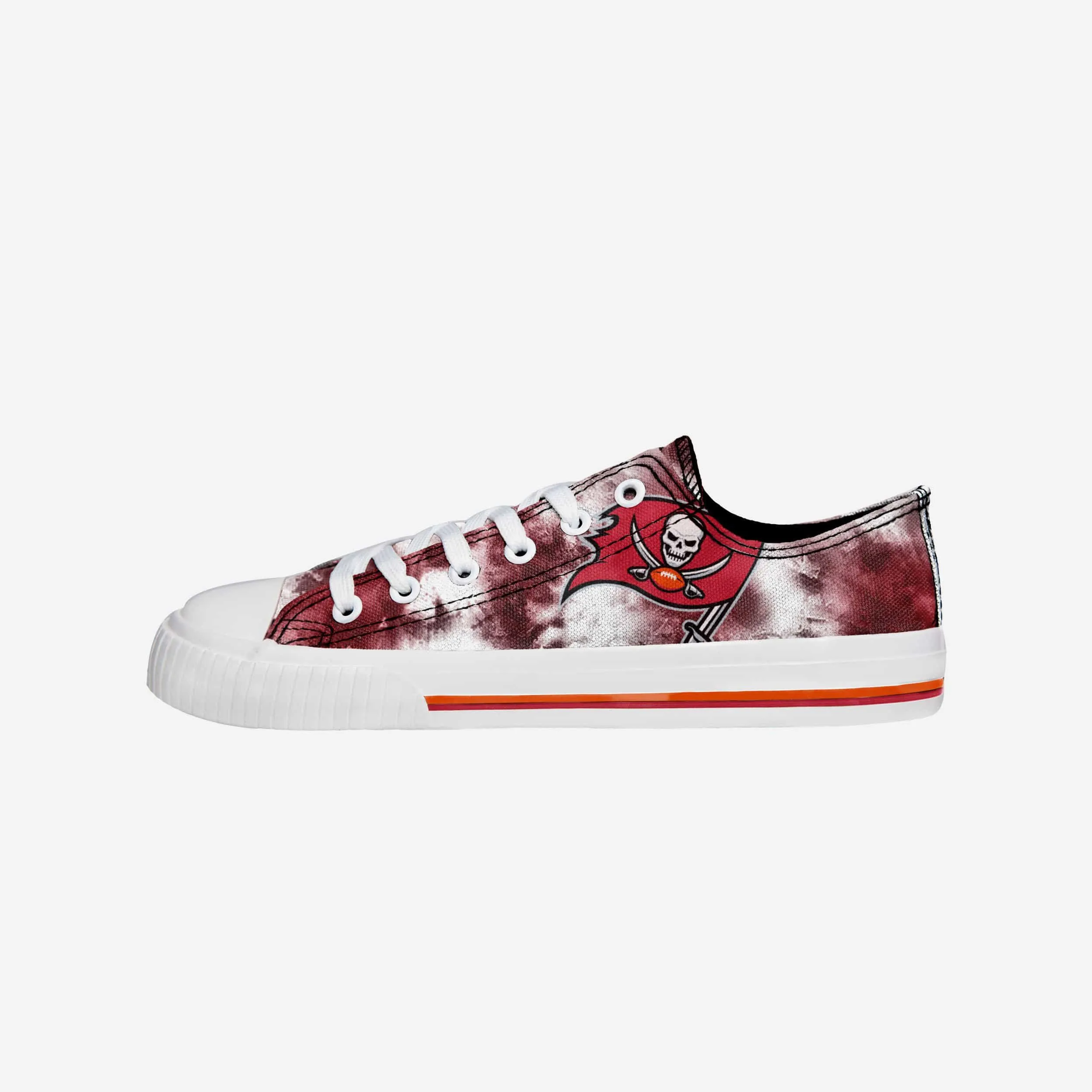 Tampa Bay Buccaneers Womens Low Top Tie-Dye Canvas Shoe