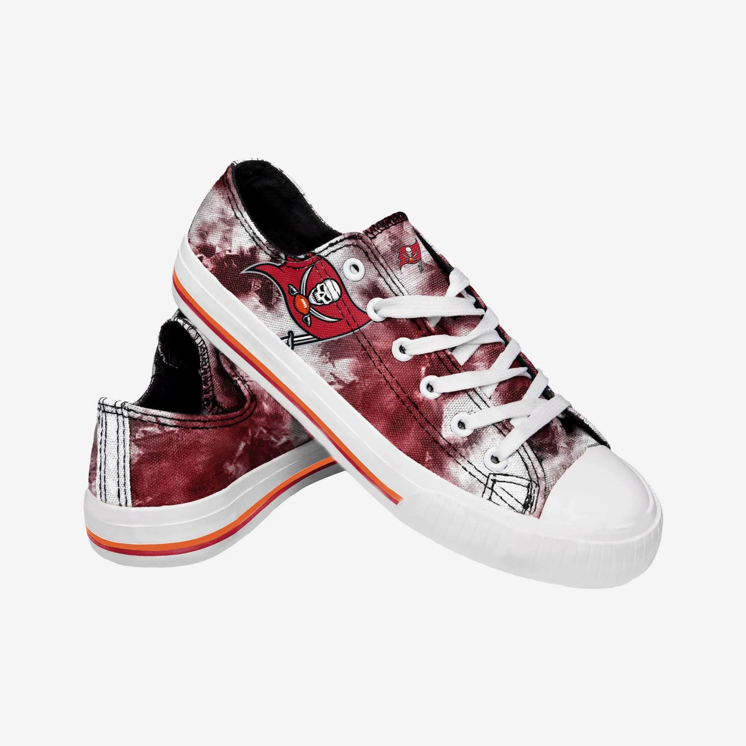 Tampa Bay Buccaneers Womens Low Top Tie-Dye Canvas Shoe