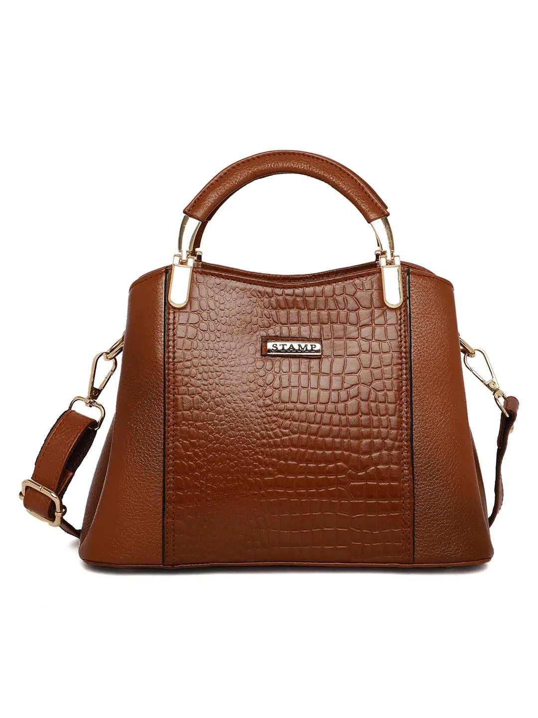 Tan Leather Mini Bags for women LHB1025