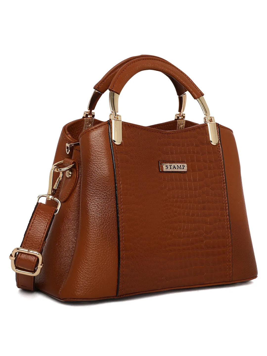 Tan Leather Mini Bags for women LHB1025