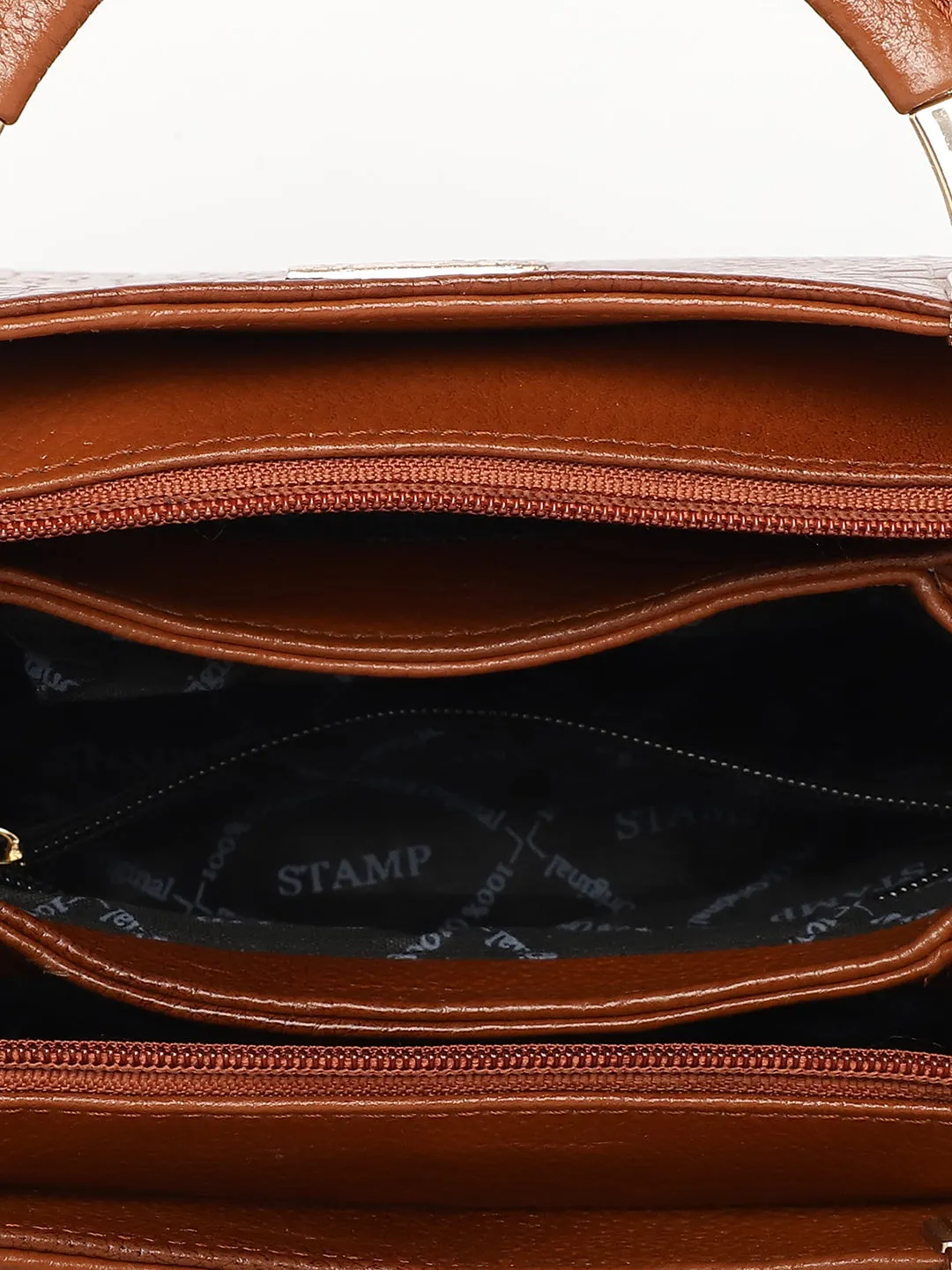 Tan Leather Mini Bags for women LHB1025
