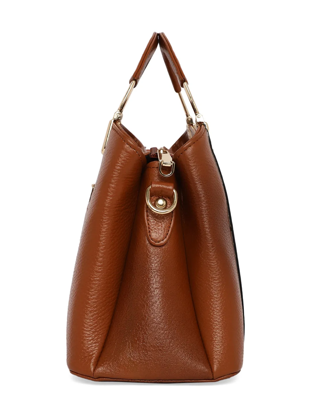 Tan Leather Mini Bags for women LHB1025
