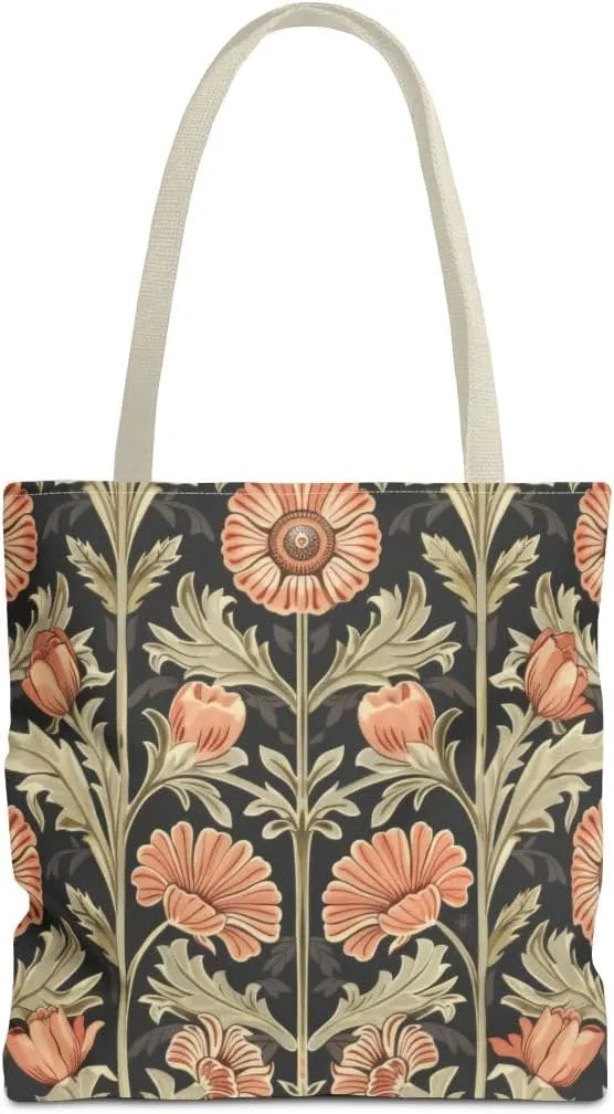 Tapestry Shoulder Bag Tote Bag for Women with Travel or Work Tote Bags for Women floral flower William Morris style