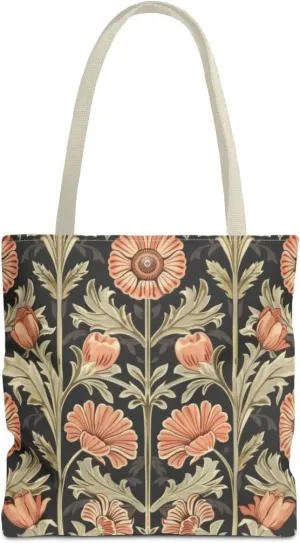 Tapestry Shoulder Bag Tote Bag for Women with Travel or Work Tote Bags for Women floral flower William Morris style