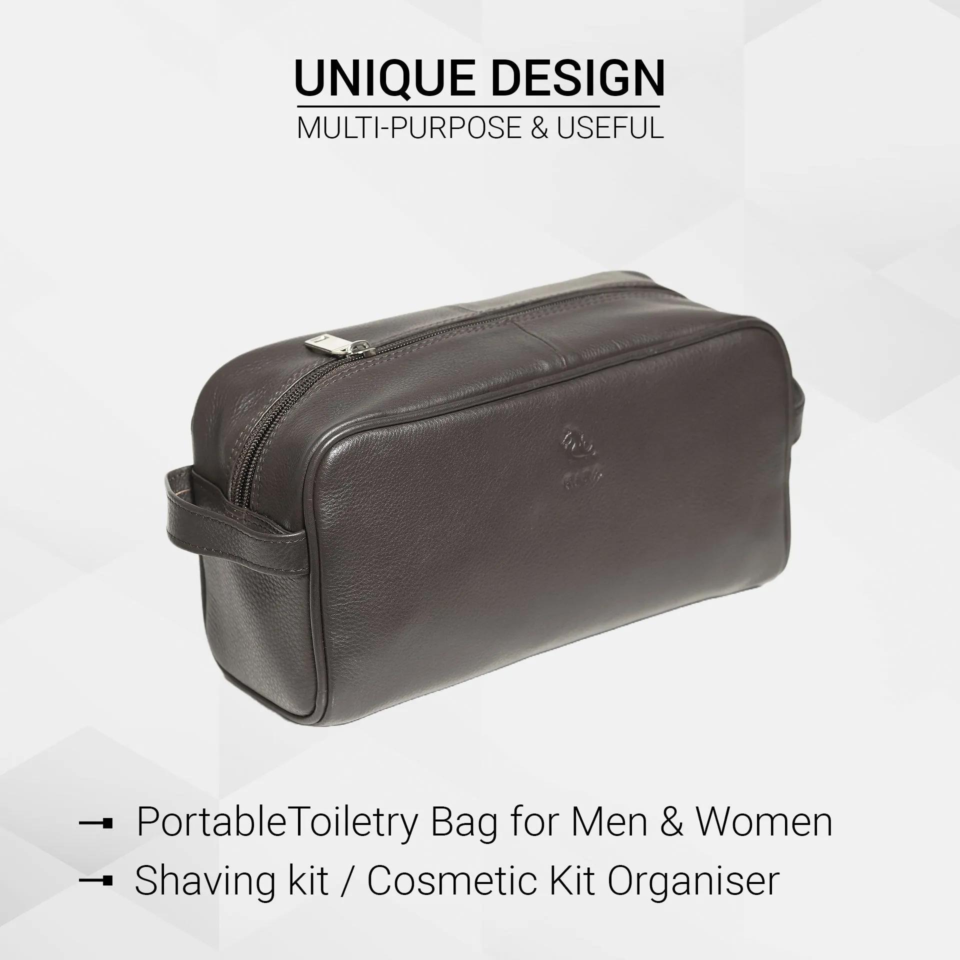 Ted A Travel-Ready Leather Wash Kit