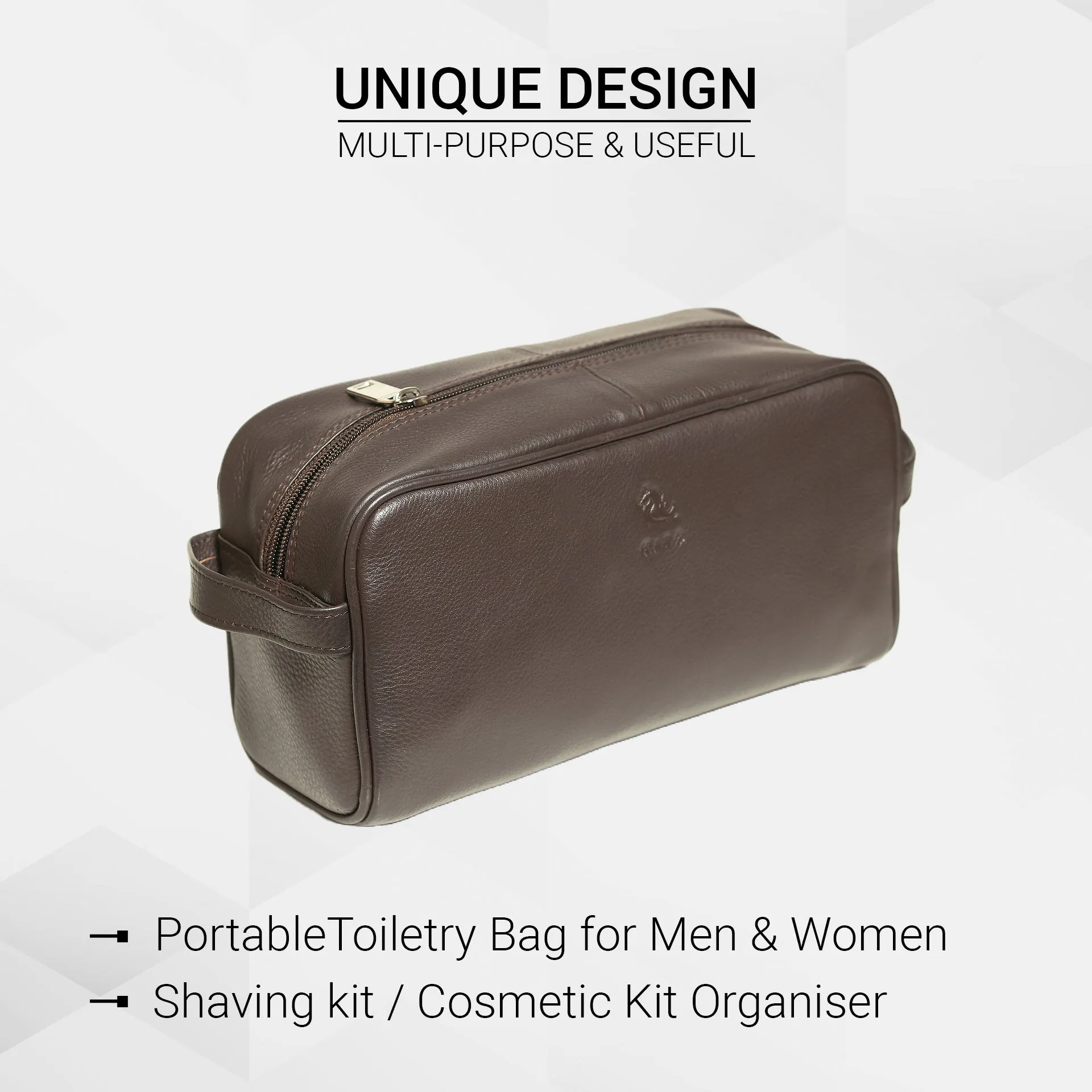 Ted A Travel-Ready Leather Wash Kit