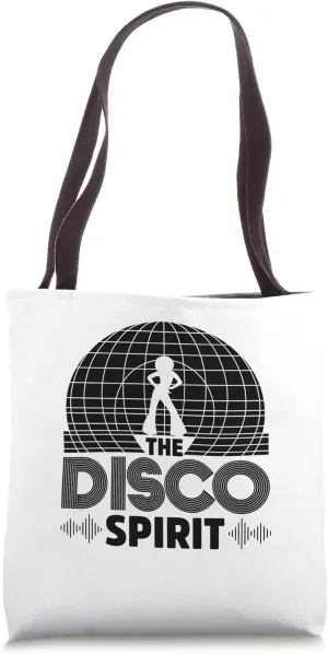 The Disco Spirit Vintage 70’s Dancing Retro Dance Music Tote Bag