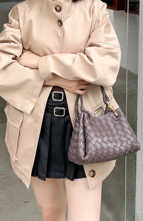 The Firenze Woven Satchel
