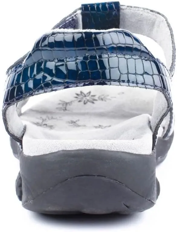 Therafit Charlotte Women's Embossed Jeweled Sandal for Plantar Fasciitis/Foot Pain