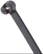 Thomas & Betts TY27MX Cable Tie 120lb 13" Ultraviolet Resistant Black Nylon with Stainless Steel Locking Device Bulk Pack, Military Specified (MIL-SPEC MS3367-3-0) 500 Per Bag