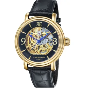 Thomas Earnshaw Longcase Automatic Laurel Gold