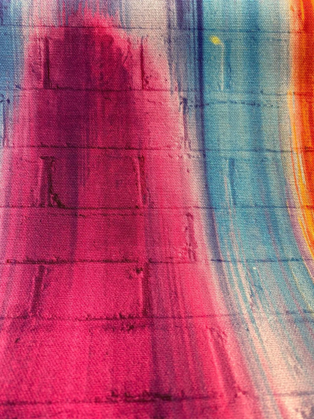 Tie Dye Brick Walls Pasadena Colorful Drapery Upholstery Fabric by the yard