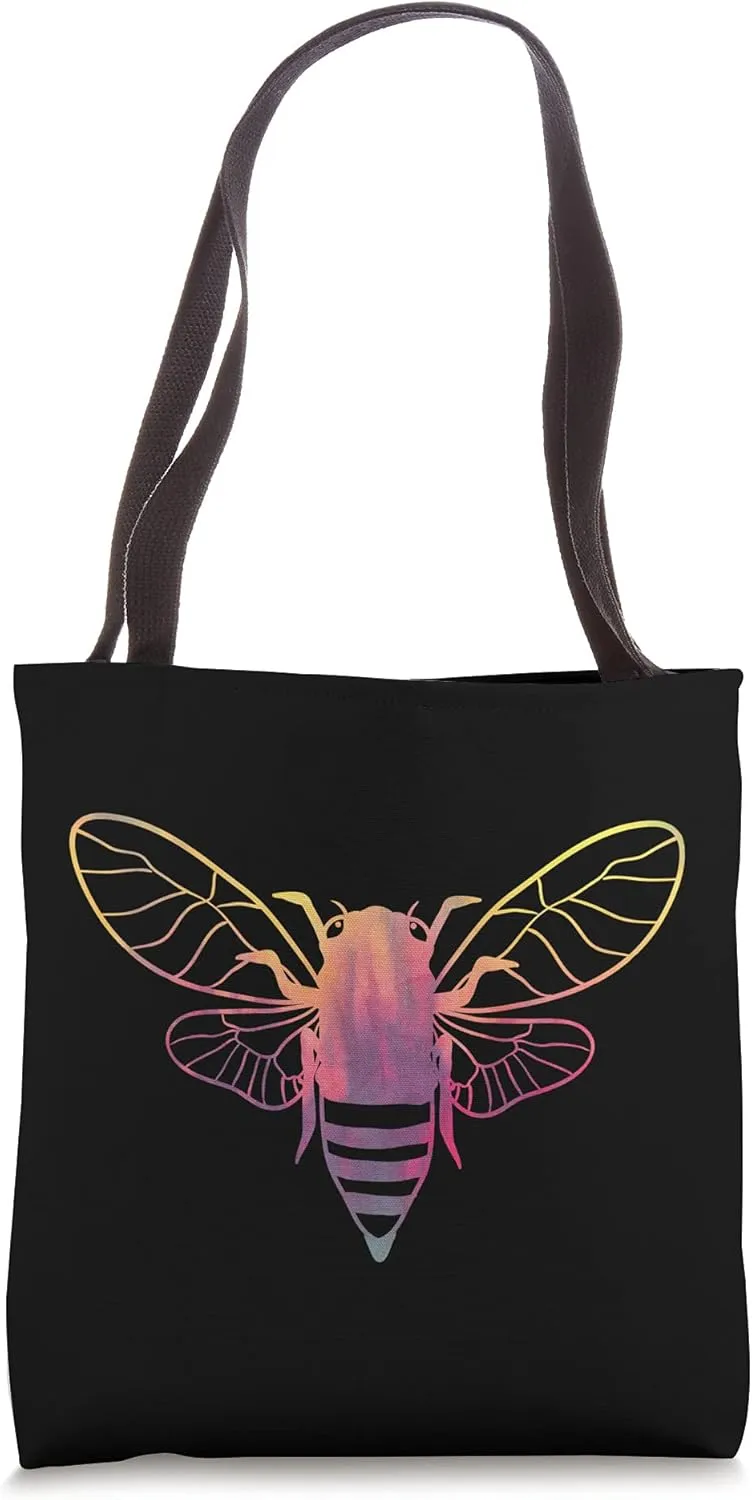 Tie Dye Cicadas Brood X swarm usa 2021 Insect cicada lover Tote Bag