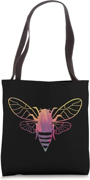 Tie Dye Cicadas Brood X swarm usa 2021 Insect cicada lover Tote Bag